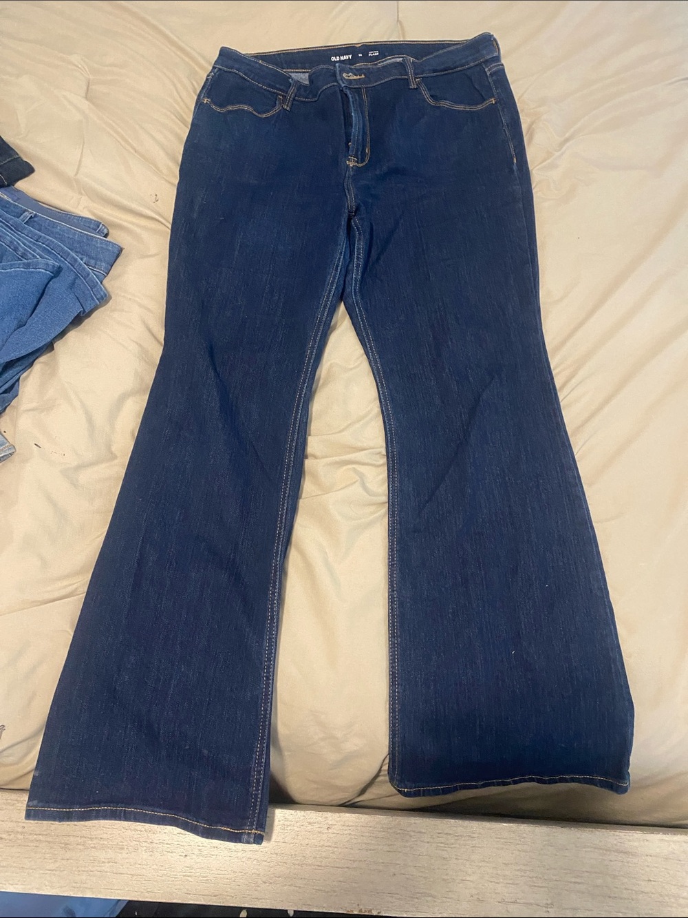 Old Navy Dark Blue Flare Jeans